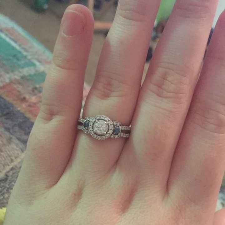 Engagement ring/wedding ring