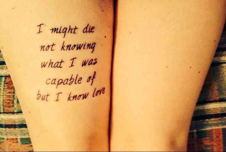 Show me your tatts! ;) :)