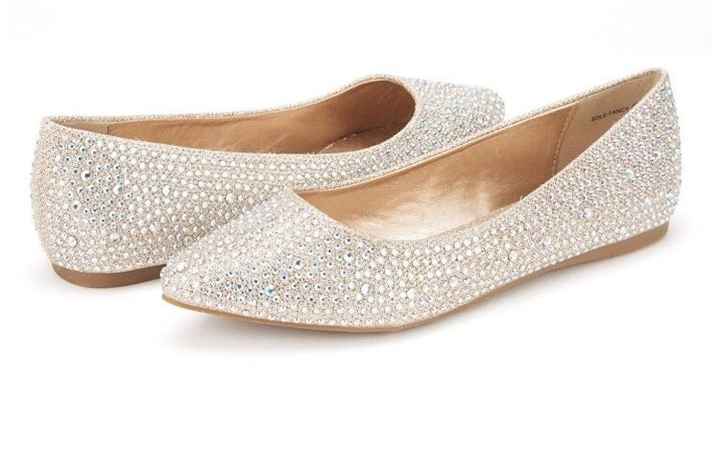 Flats on wedding day