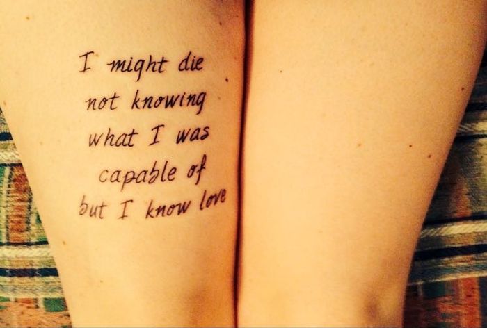Show me your tatts! ;) :)