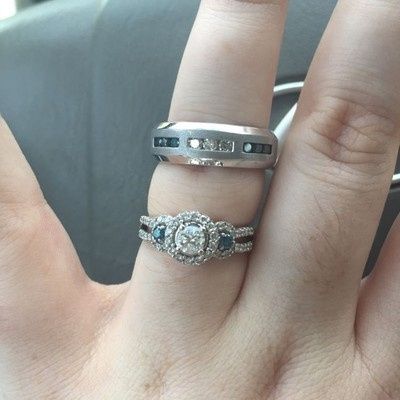 We show off our rings a lot, why not show off your grooms ring!