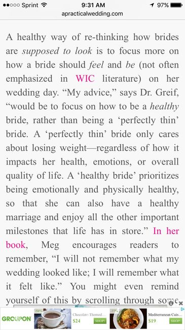 self esteem, anxiety, and finding "the dress"