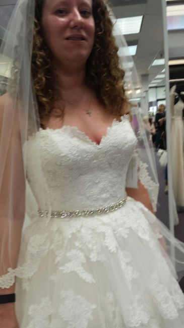 I got my dress! I got my dress!