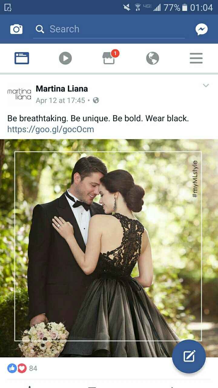 Brides and black dresses...