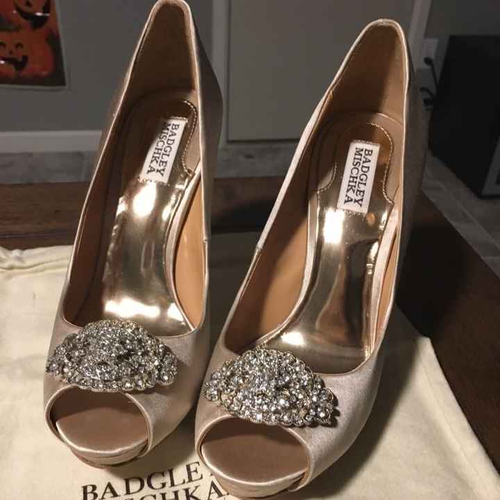Show off your wedding shoes!