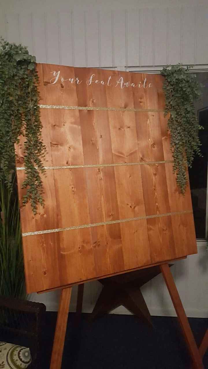 Seating Chart "Sign" DIY