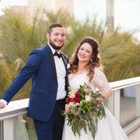 Matching an ivory gown