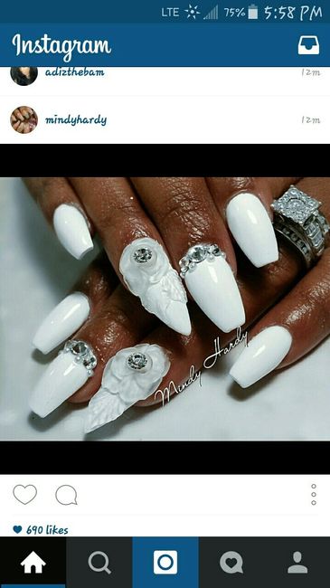 Lets see your wedding/bride fingernail inspiration!
