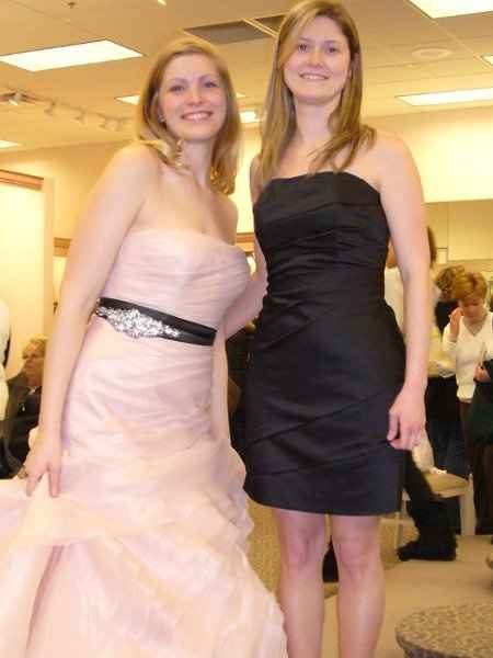 Blush Vera Wang Dress from David's Bridal
