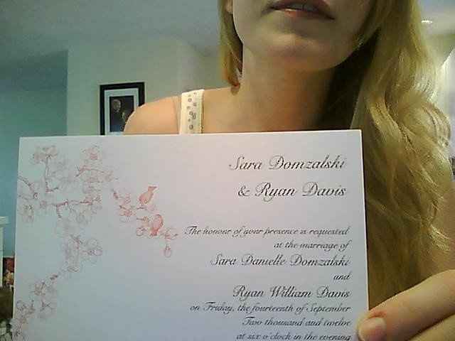 Invitations just came in! **update**