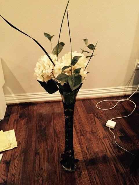 DIY Centerpieces - Silk Flowers