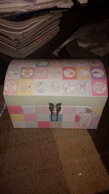 DIY Card Box finally done!!!  Procrastination at its finest!