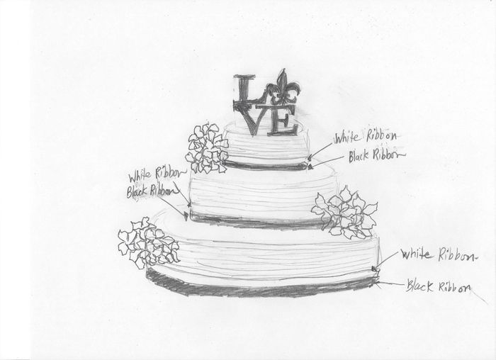 Wedding Cake Decor...cake topper?  Real flowers?  Fake flowers?  No flowers?  Sugar Flowers?  *SKETC