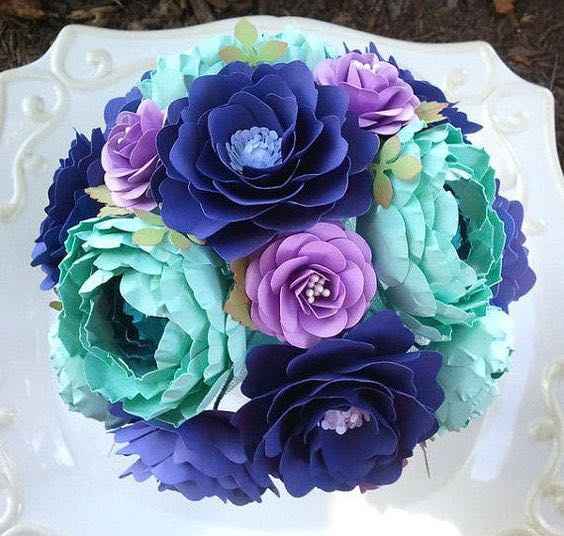 Paper/origami Flowers - 3