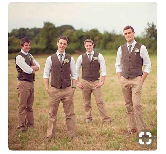 What should the groom, groomsmen, and best man wear? - 2