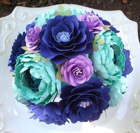 Paper/origami Flowers - 3