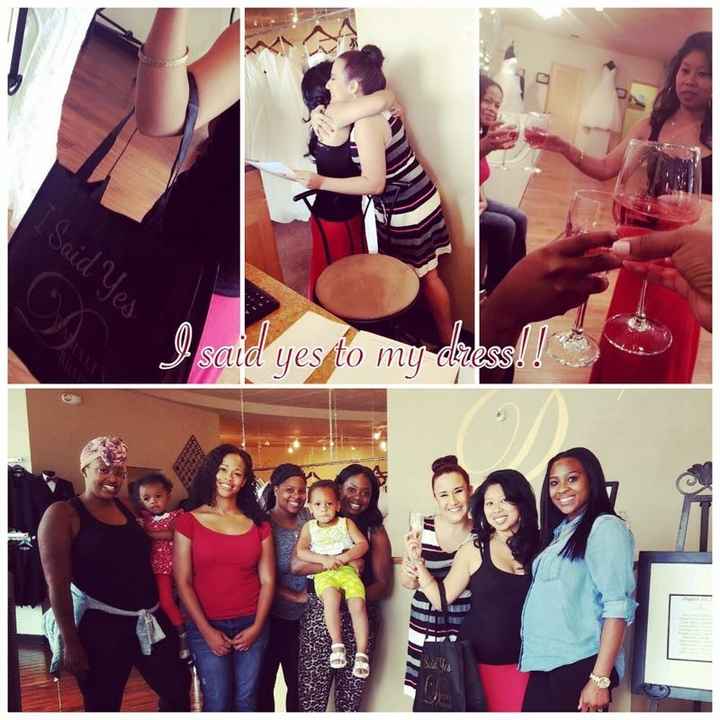 Said yes to my dress