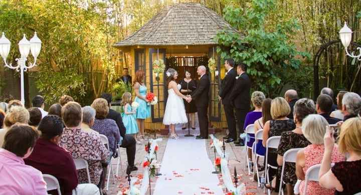 Outdoor wedding brides! What does your altar look like?