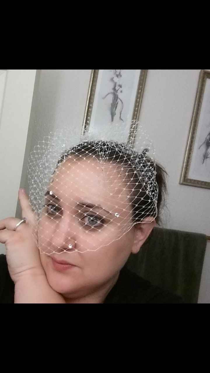 Blushers/Birdcage veils!