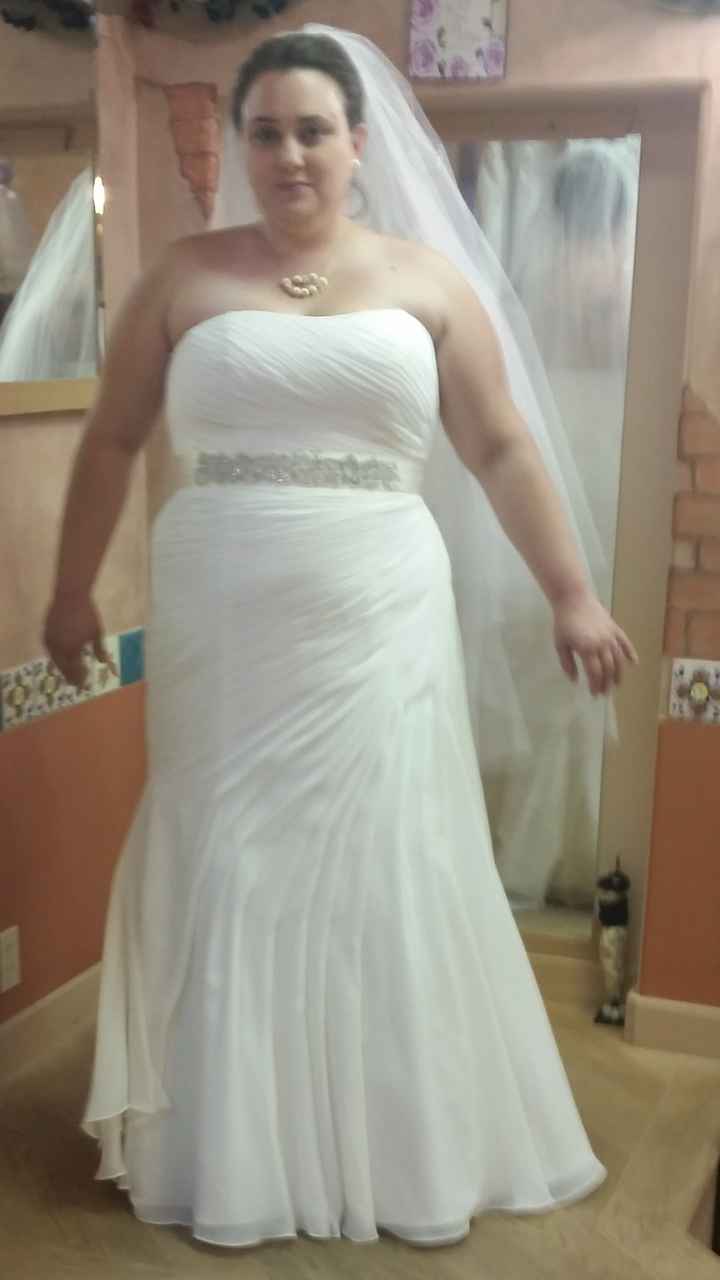 Second fitting plus hair trial = the final look