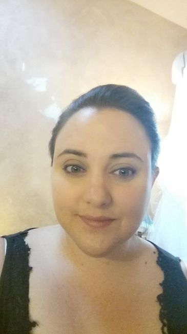 Second fitting plus hair trial = the final look