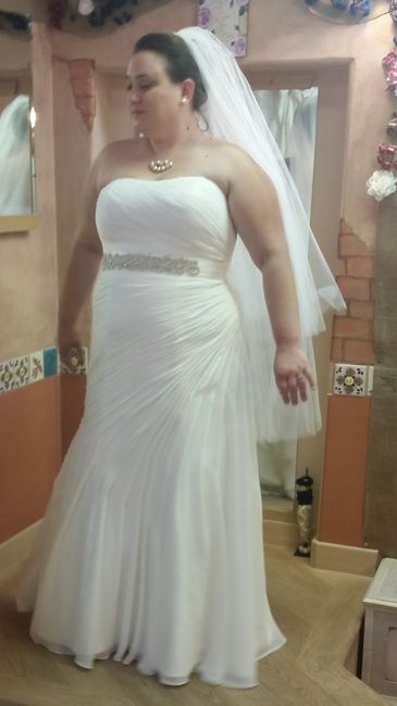 My wedding dress.....now I need a veil... HELP