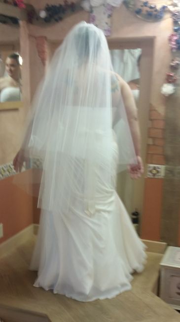 Second fitting plus hair trial = the final look