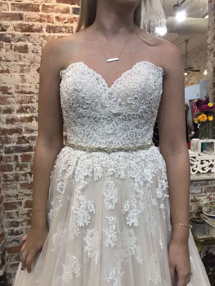I said YES to the dress today!!