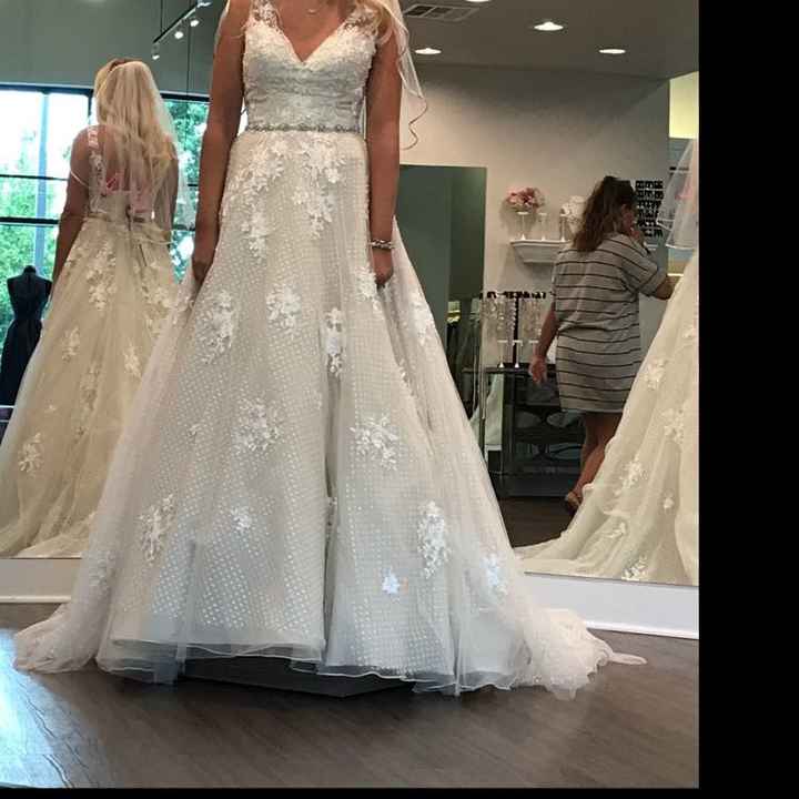 What was the most unique dress you tried on? Pics?