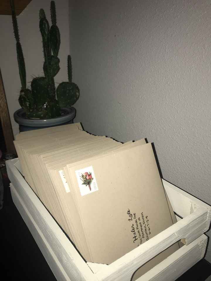 Invitations are finished and ready to go! - 1