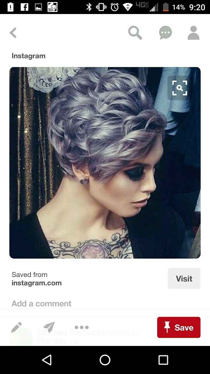 Short hair brides?