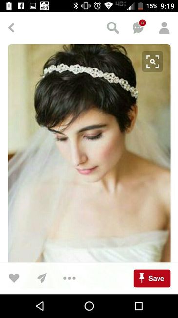 Short hair brides?