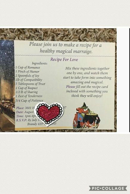 Bridal shower invite