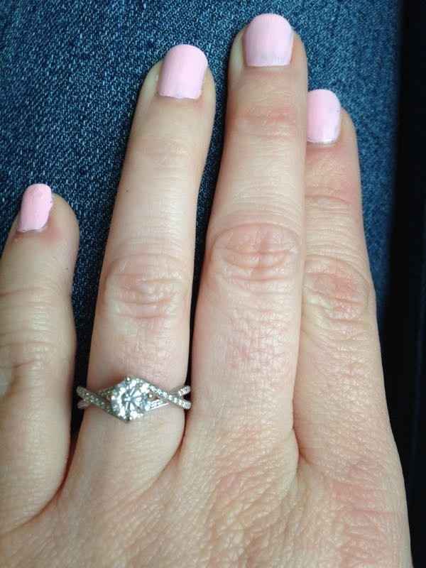 Engagement ring/wedding ring