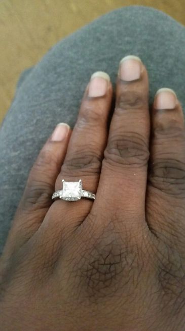 Engagement ring/wedding ring