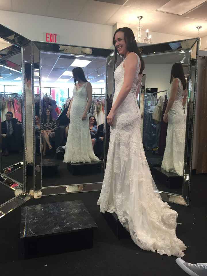 I said yes to the dress!!!