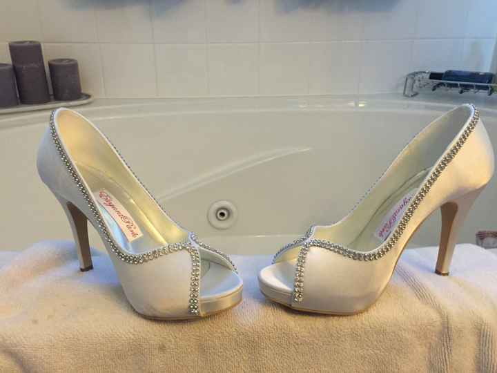 Wedding Shoes!  White or colored?