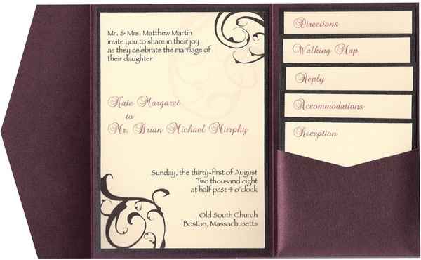 Inserts for Invitations?