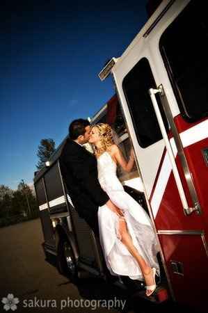 Fire department/EMS wedding