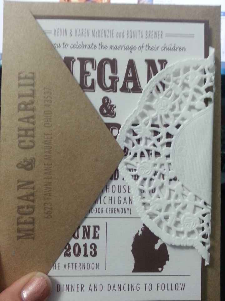Pictures of your invitations?!? Please oh please!