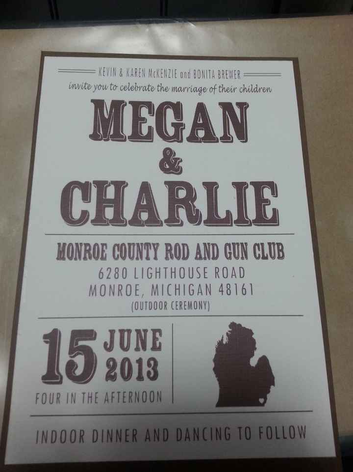 Pictures of your invitations?!? Please oh please!