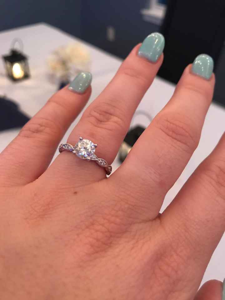 Simple solitaire rings - 1