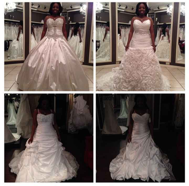 Dresses that didn't make the cut..