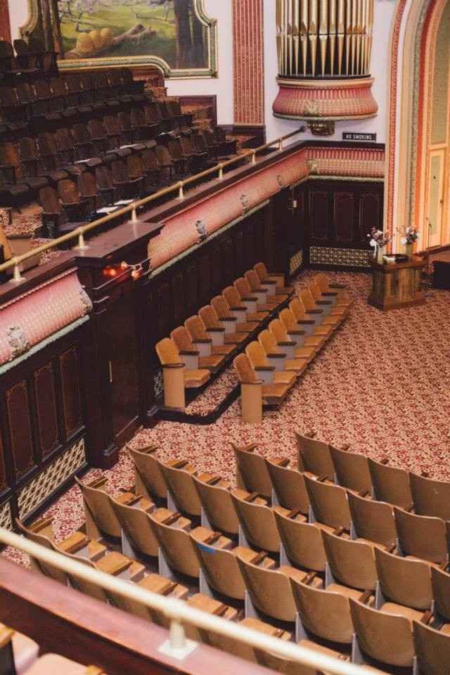 Venue has huge space between the stage and seats (Pics)