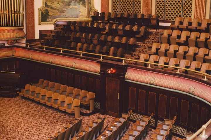Venue has huge space between the stage and seats (Pics)