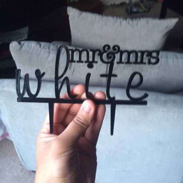 What are you using for cake toppers?