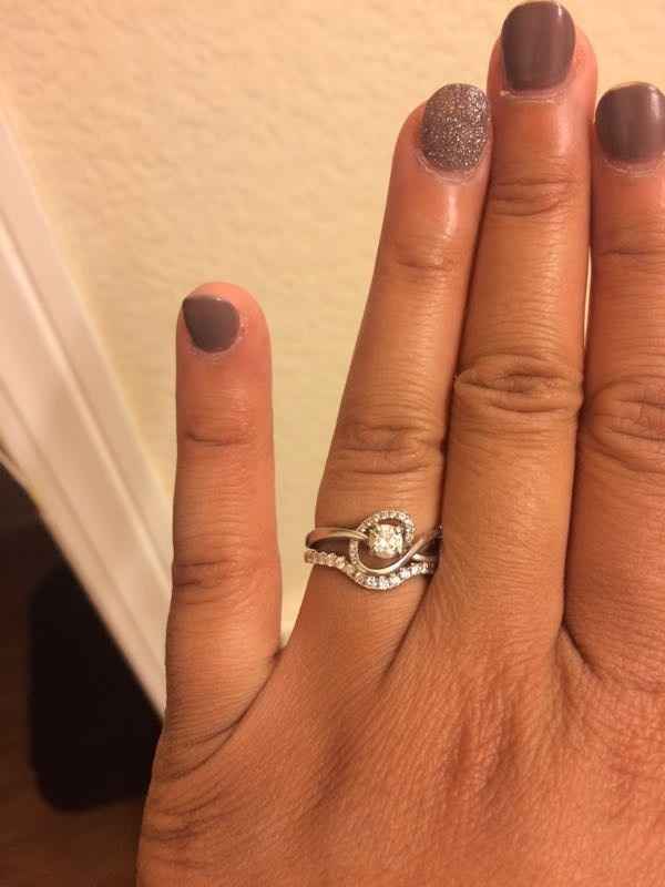 Ladies with halo rings, show me your straight wedding bands!