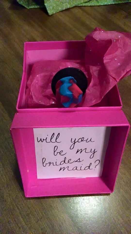 How did you ask your bridesmaids?