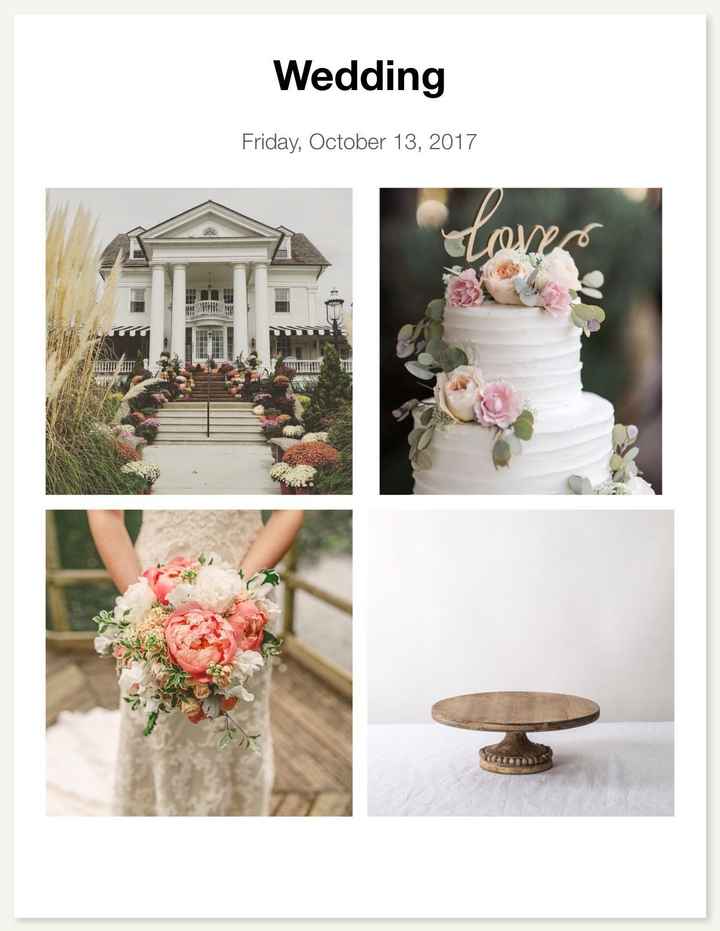 Wedding mood boards?