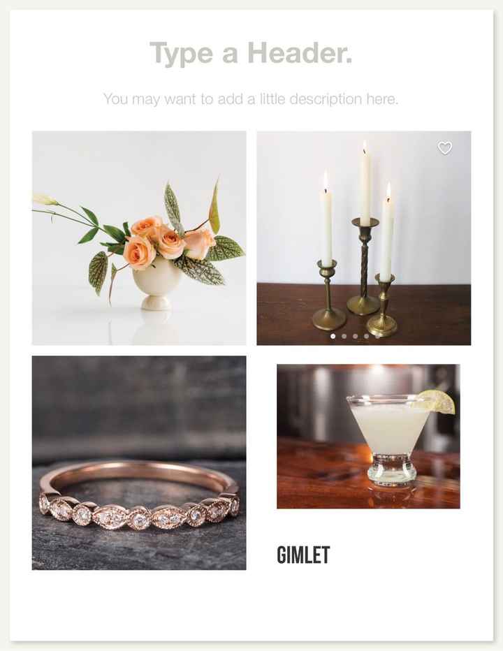 Wedding mood boards?